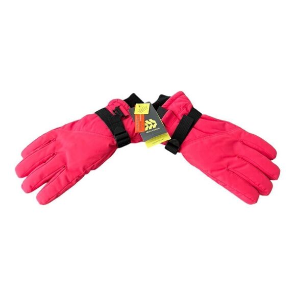 All in Motion Snow Sport Gloves Pink Pairs with Motion Clip System Jacket 8 - 14 - Picture 1 of 9